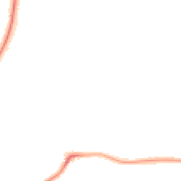 Night-time road noise heatmap for HR1 1PN