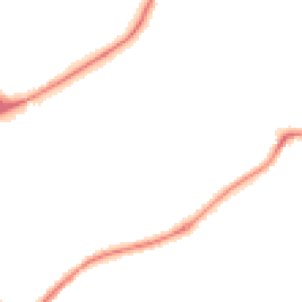 Night-time road noise heatmap for HR1 2UG