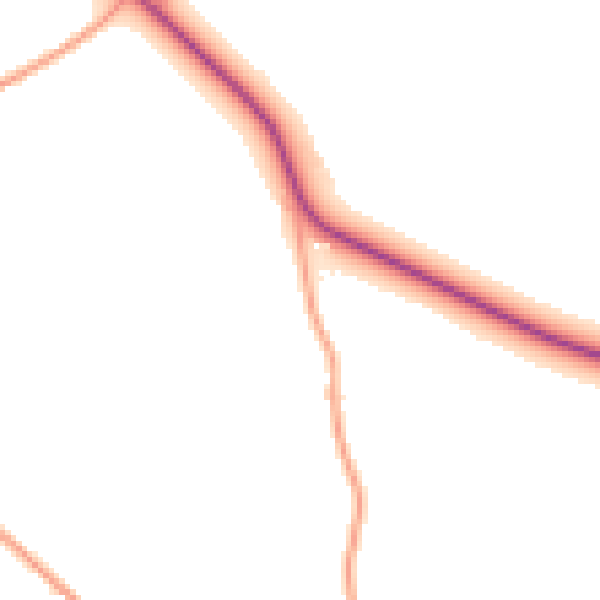 Daytime road noise heatmap for HR1 3JB