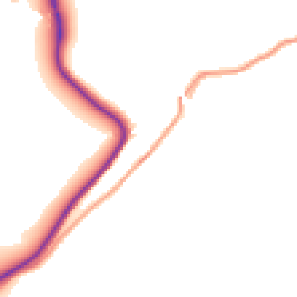 Daytime road noise heatmap for HR1 3JP