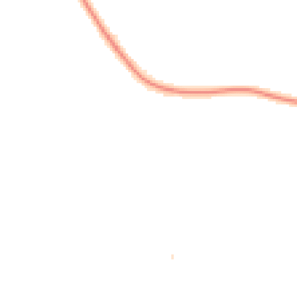 Night-time road noise heatmap for HR1 3LR