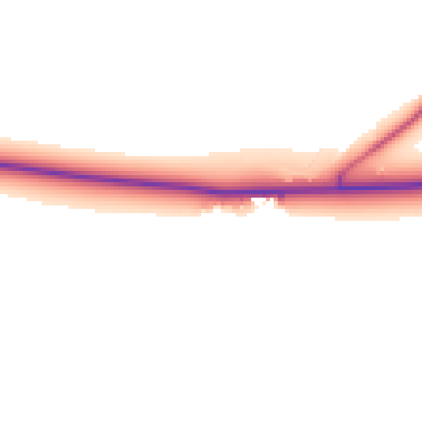 Daytime road noise heatmap for HR1 3NA