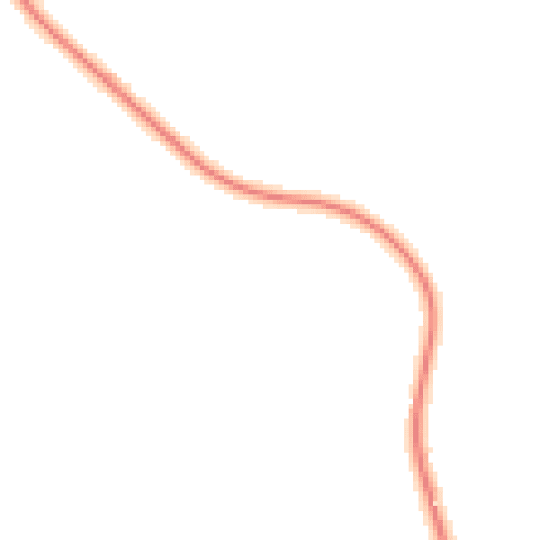 Night-time road noise heatmap for HR1 3PN