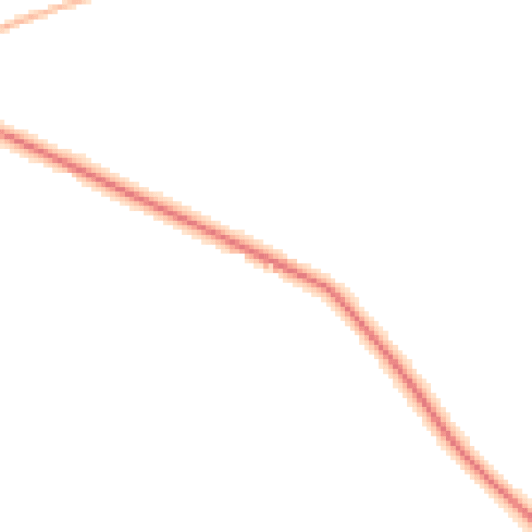 Night-time road noise heatmap for HR1 3QZ