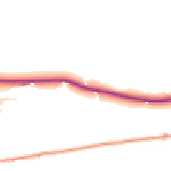 Daytime road noise heatmap for HR1 3SG