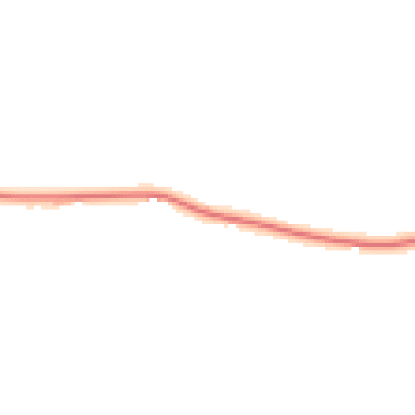 Night-time road noise heatmap for HR1 3SG