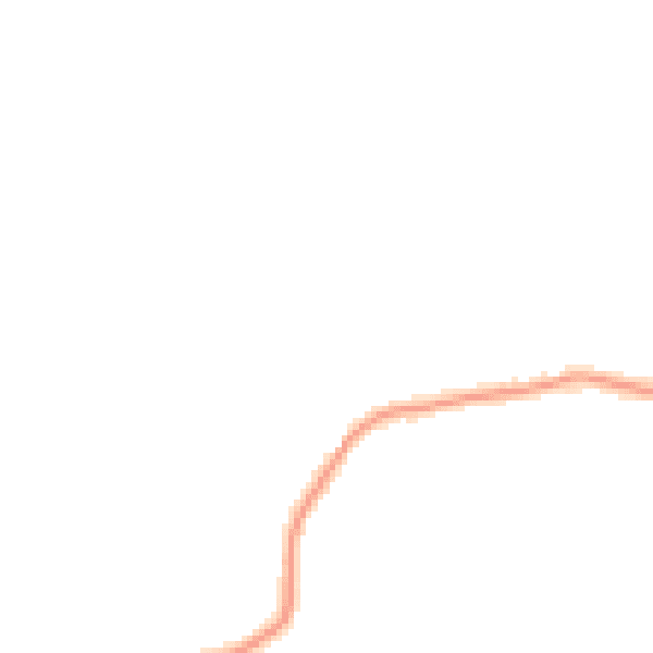 Night-time road noise heatmap for HR1 4AD