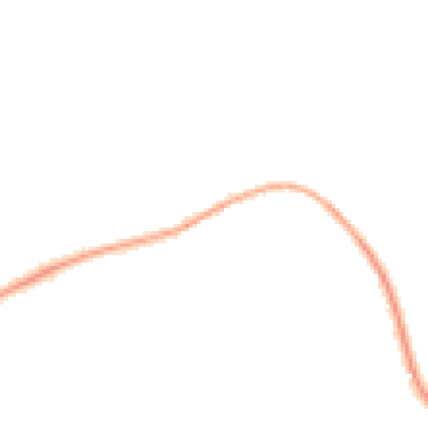 Night-time road noise heatmap for HR1 4BA