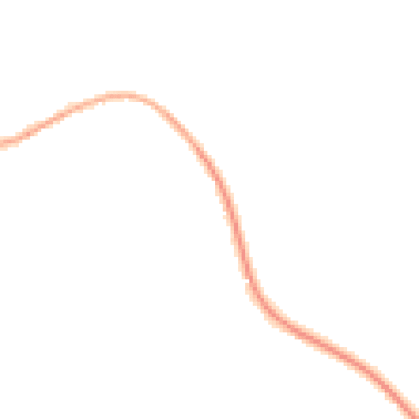 Night-time road noise heatmap for HR1 4FF