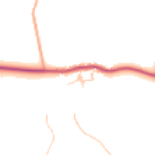 Daytime road noise heatmap for HR1 4JH