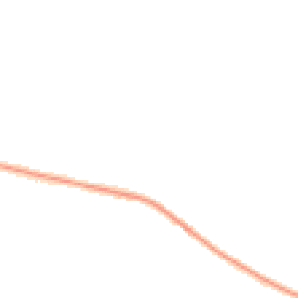 Night-time road noise heatmap for HR1 4JN