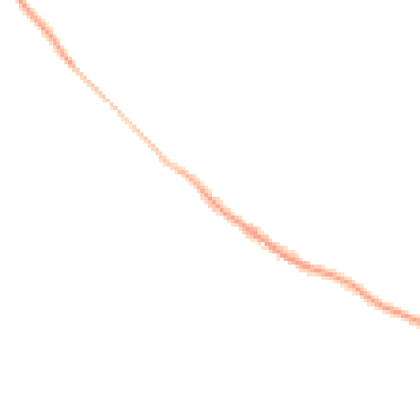 Night-time road noise heatmap for HR1 4PE