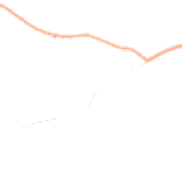 Daytime road noise heatmap for HR1 4SS