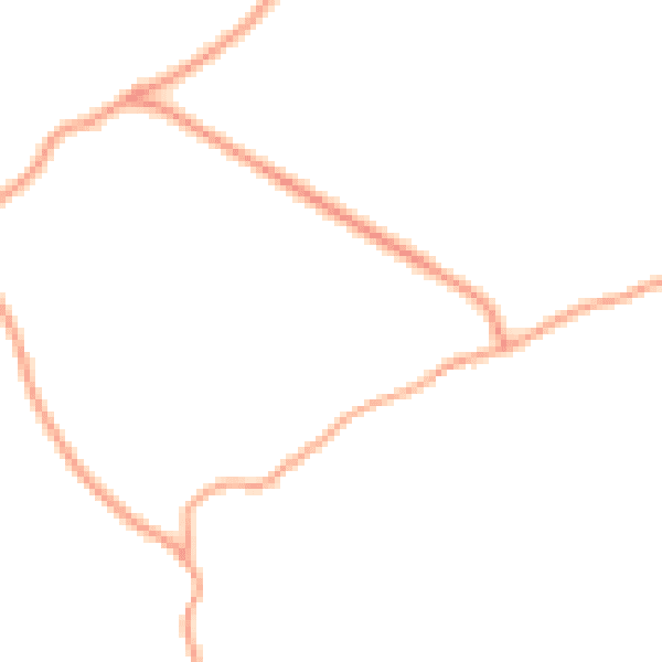 Daytime road noise heatmap for HR1 4TQ