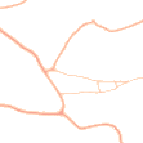 Daytime road noise heatmap for HR3 5HG