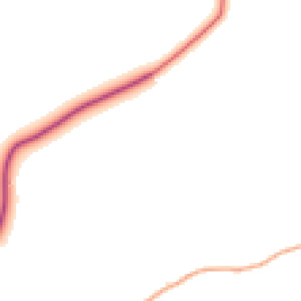 Daytime road noise heatmap for HR3 5HU