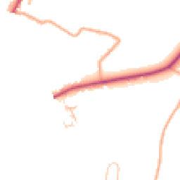 Daytime road noise heatmap for HR3 5QX