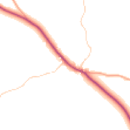 Daytime road noise heatmap for HR3 5SU