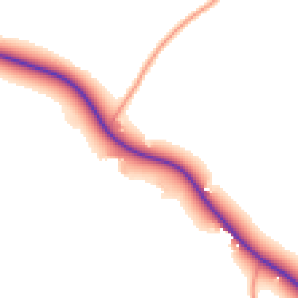 Daytime road noise heatmap for HR3 6DH