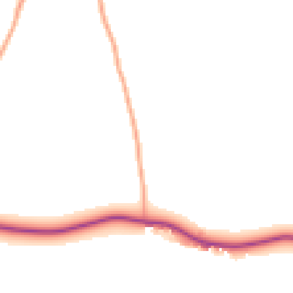 Daytime road noise heatmap for HR3 6EL