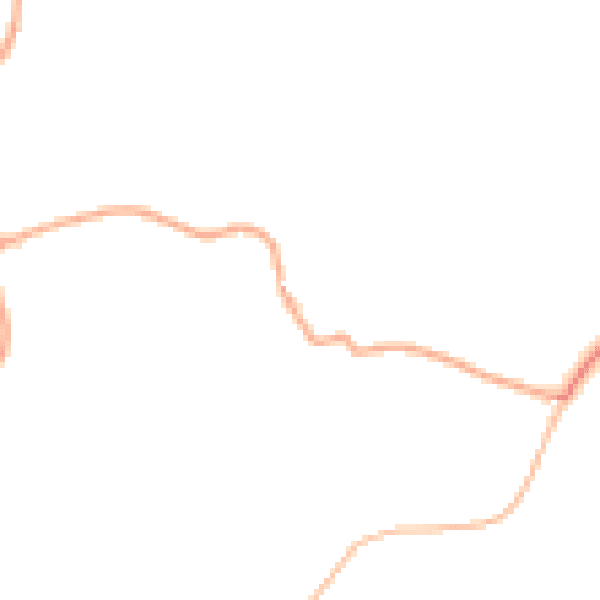 Daytime road noise heatmap for HR3 6HG