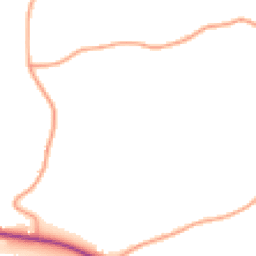 Daytime road noise heatmap for HR3 6HT
