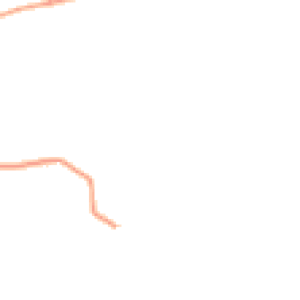 Daytime road noise heatmap for HR3 6HW