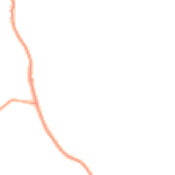 Daytime road noise heatmap for HR3 6JA
