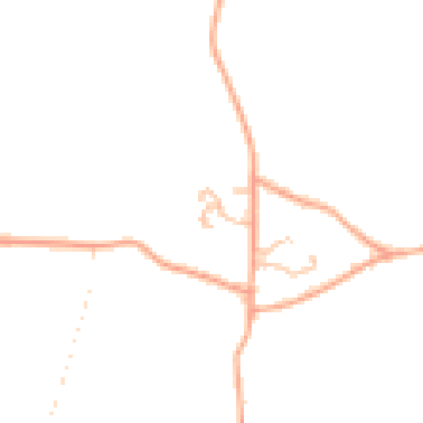 Daytime road noise heatmap for HR3 6NF