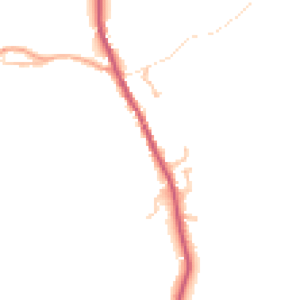 Daytime road noise heatmap for HR3 6NN