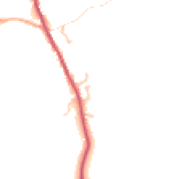 Daytime road noise heatmap for HR3 6NP