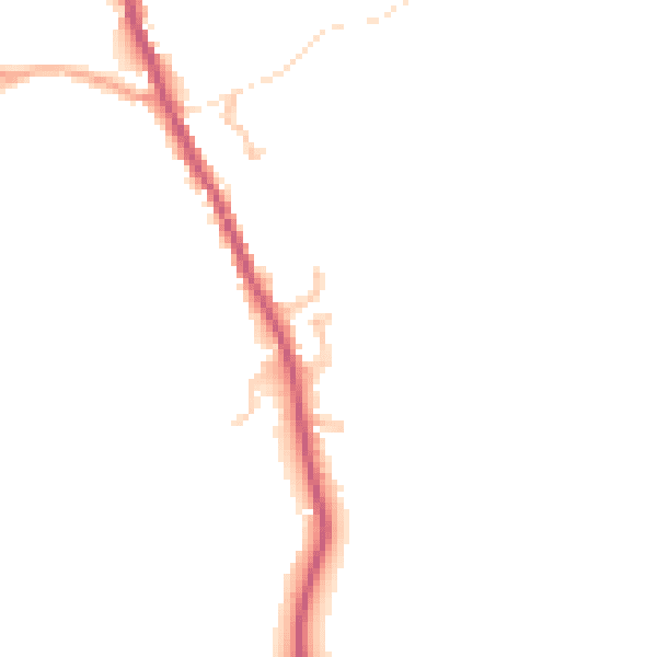 Daytime road noise heatmap for HR3 6NP