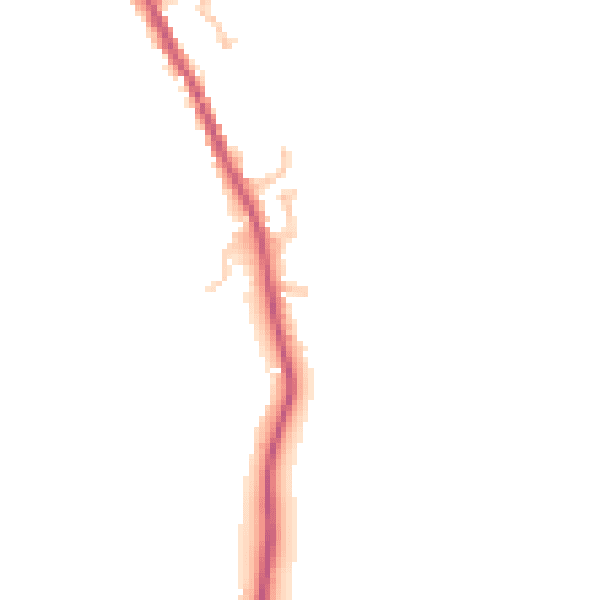 Daytime road noise heatmap for HR3 6NQ