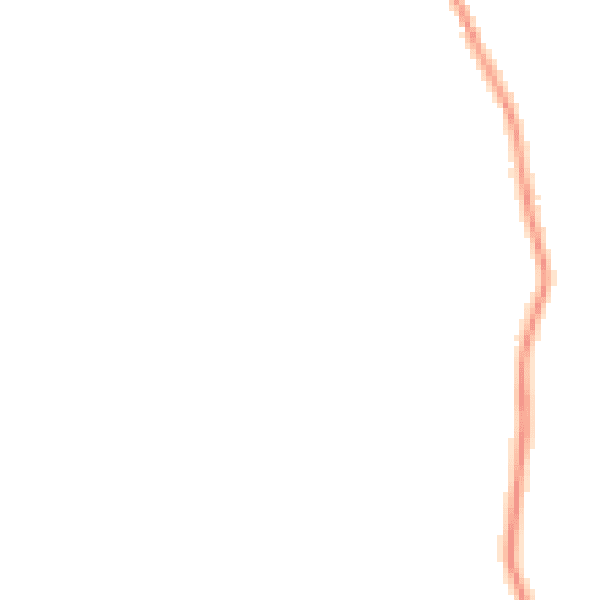 Night-time road noise heatmap for HR3 6NT