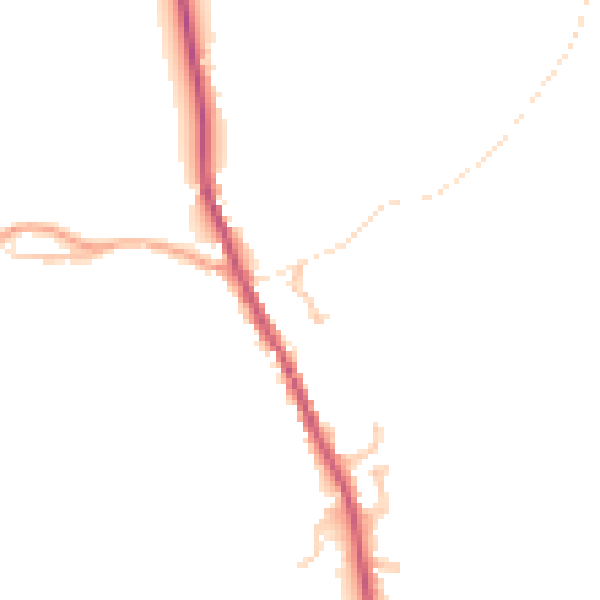 Daytime road noise heatmap for HR3 6PF