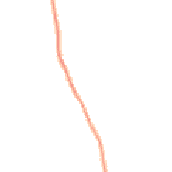 Night-time road noise heatmap for HR3 6PF