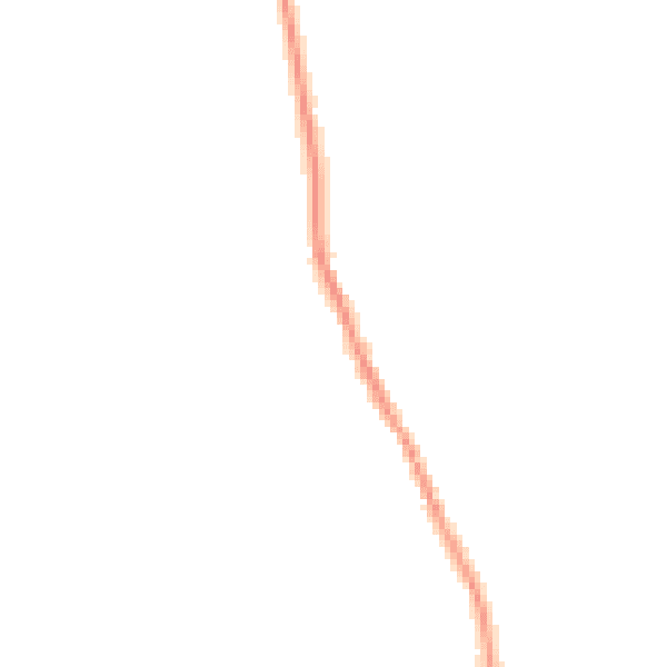 Night-time road noise heatmap for HR3 6PJ