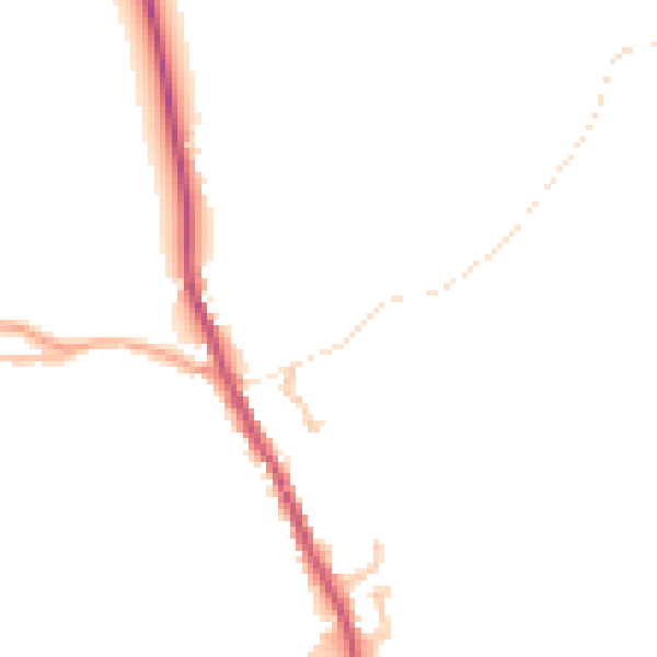 Daytime road noise heatmap for HR3 6PP