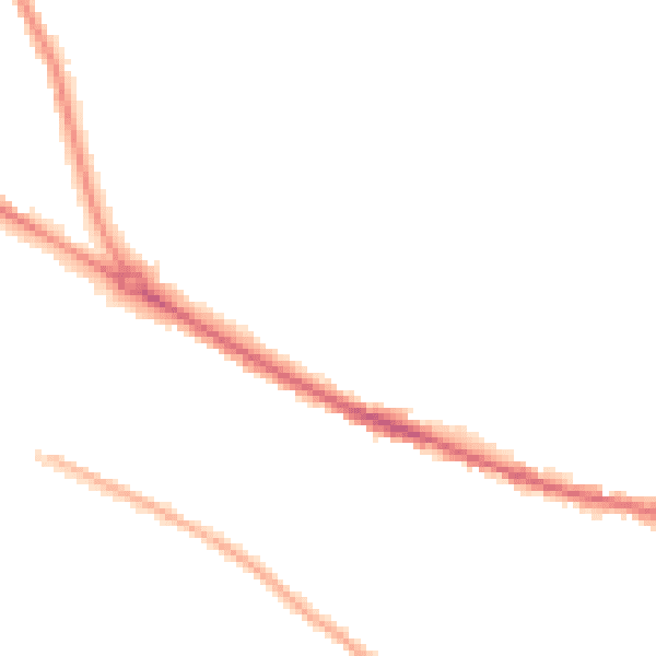 Night-time road noise heatmap for HR4 0DU