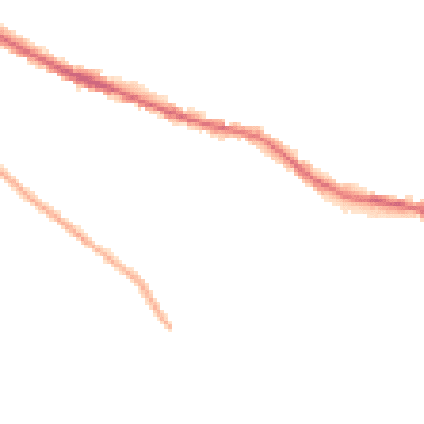 Night-time road noise heatmap for HR4 0EY