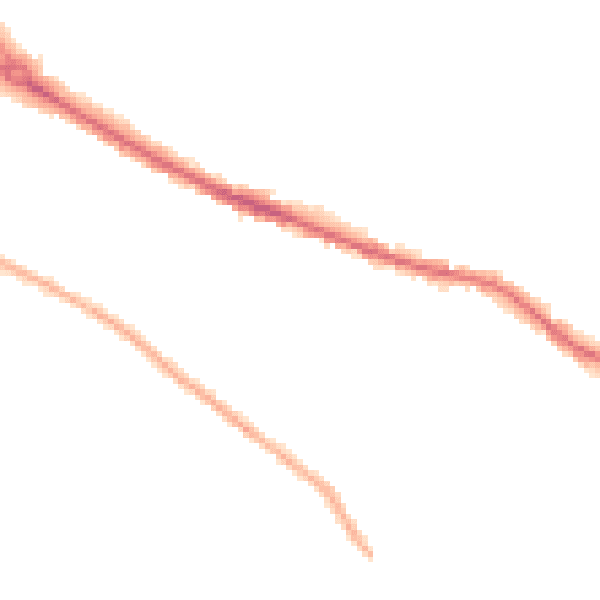 Night-time road noise heatmap for HR4 0HG