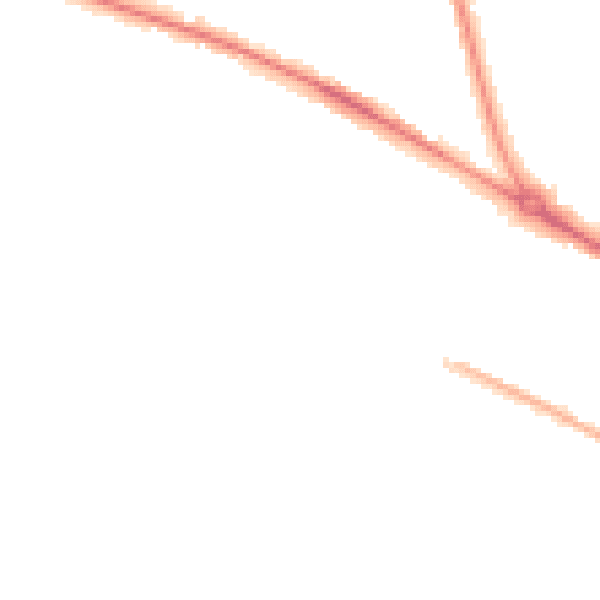 Night-time road noise heatmap for HR4 0QQ