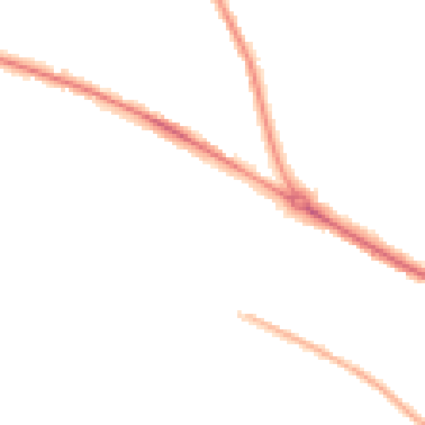Night-time road noise heatmap for HR4 0QX