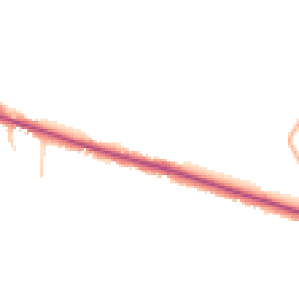 Daytime road noise heatmap for HR4 0SB