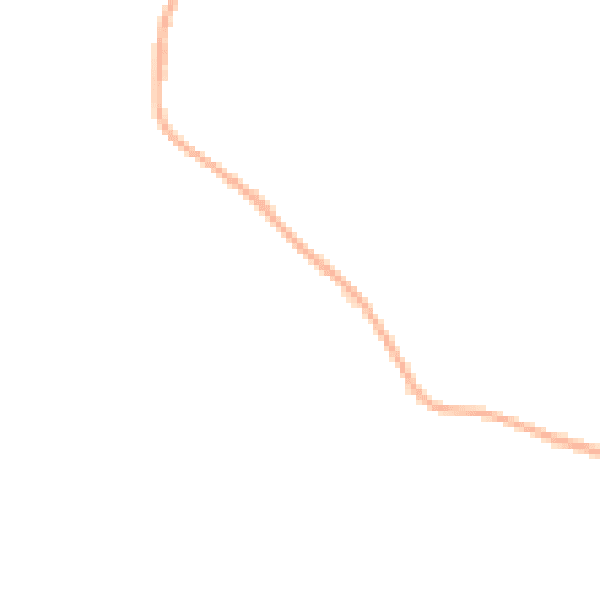 Night-time road noise heatmap for HR4 7BJ