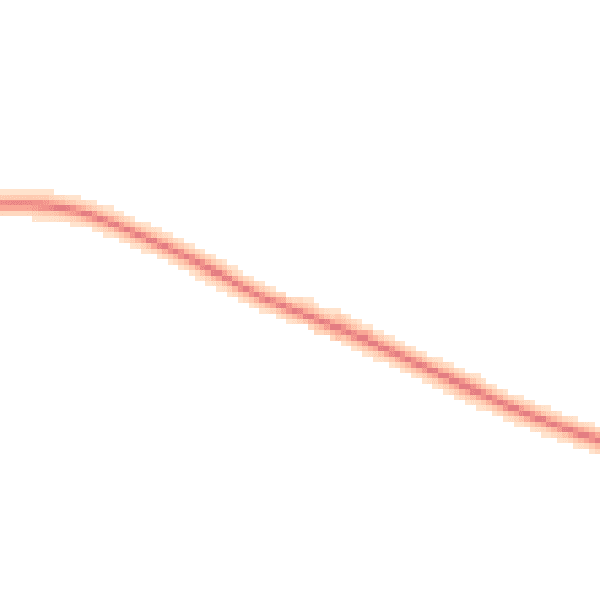 Night-time road noise heatmap for HR4 7JL