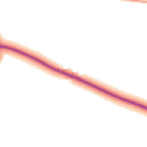 Daytime road noise heatmap for HR4 7JN