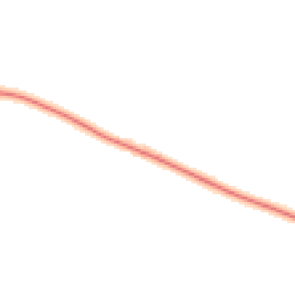 Night-time road noise heatmap for HR4 7JN
