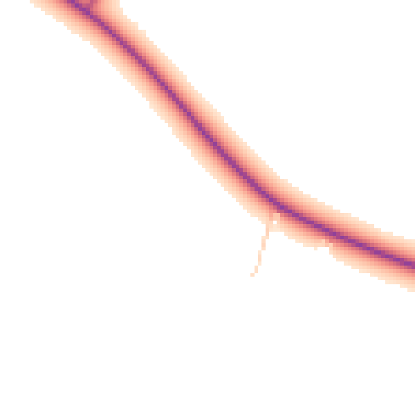 Daytime road noise heatmap for HR4 7LB