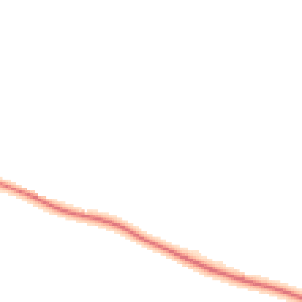 Night-time road noise heatmap for HR4 7NA
